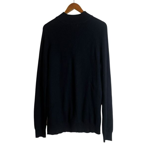 RW&CO men’s 1/4 zip striped sweater. Size XL - Picture 6 of 7